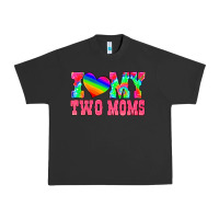 Pigment Black i love my two moms Urban Heavy Tee - HRA Design Shop