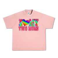 Salmon i love my two moms Urban Heavy Tee - HRA Design Shop