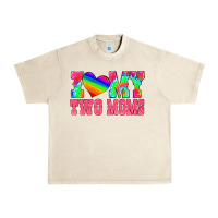Sandshell i love my two moms Urban Heavy Tee - HRA Design Shop