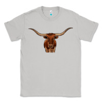 Moon Dust texas longhorn illustration Classic Tee - CowhideDigitalArt