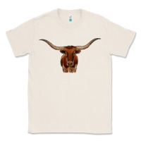 Natural texas longhorn illustration Classic Tee - CowhideDigitalArt