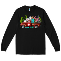 Black rca nurse truck with cactus Long Sleeve Tee - AdoDesignShop