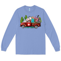 Colony Blue rca nurse truck with cactus Long Sleeve Tee - AdoDesignShop
