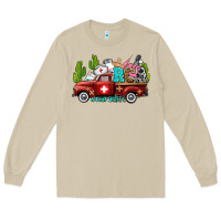 Mushroom rca nurse truck with cactus Long Sleeve Tee - AdoDesignShop
