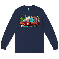 Navy rca nurse truck with cactus Long Sleeve Tee - AdoDesignShop