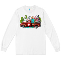 White rca nurse truck with cactus Long Sleeve Tee - AdoDesignShop