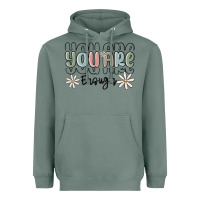 Sage you are enough Heavyweight Hoodie - MaliasSmallBusiness