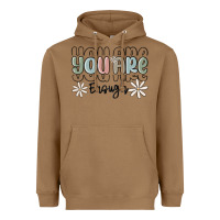 Toasted Coconut you are enough Heavyweight Hoodie - MaliasSmallBusiness