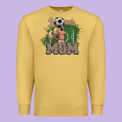 Soccer Mom Premium Sweatshirt Designed By Nancycooperartshop