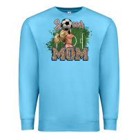 Ocean Blue soccer mom Premium Sweatshirt - NancyCooperArtShop