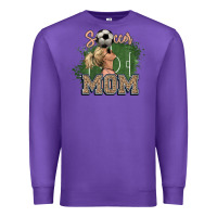 Purple soccer mom Premium Sweatshirt - NancyCooperArtShop