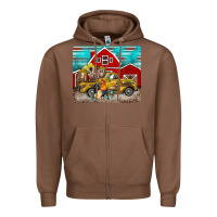 Chestnut western truck farm animals mousepad Zipper Hoodie - BarkalooDesign