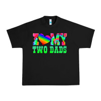 Black i love my two dads Urban Heavy Tee - HRA Design Shop