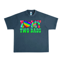 Midnight Navy i love my two dads Urban Heavy Tee - HRA Design Shop