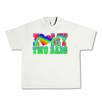 Pistachio i love my two dads Urban Heavy Tee - HRA Design Shop