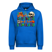 Cobalt Under Caffeinated and Over Stimulated Urban Hoodie - texasbilliewilder
