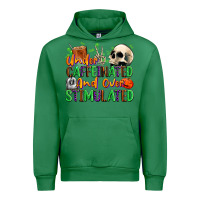 Emerald Under Caffeinated and Over Stimulated Urban Hoodie - texasbilliewilder