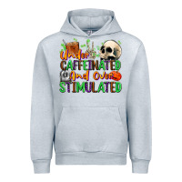 Heather Grey Under Caffeinated and Over Stimulated Urban Hoodie - texasbilliewilder