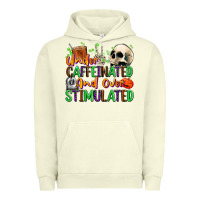 Pigment Pistachio Under Caffeinated and Over Stimulated Urban Hoodie - texasbilliewilder