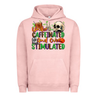 Pigment Salmon Under Caffeinated and Over Stimulated Urban Hoodie - texasbilliewilder