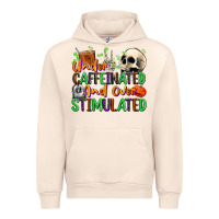 Sandshell Under Caffeinated and Over Stimulated Urban Hoodie - texasbilliewilder