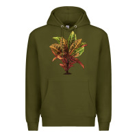 Army Green Croton Premium Hoodie - LillyAllenDesigns