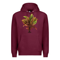 Burgundy Croton Premium Hoodie - LillyAllenDesigns