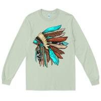 Matcha indian headdress Long Sleeve Tee - JahusDesignShop