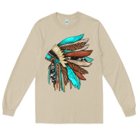 Mushroom indian headdress Long Sleeve Tee - JahusDesignShop