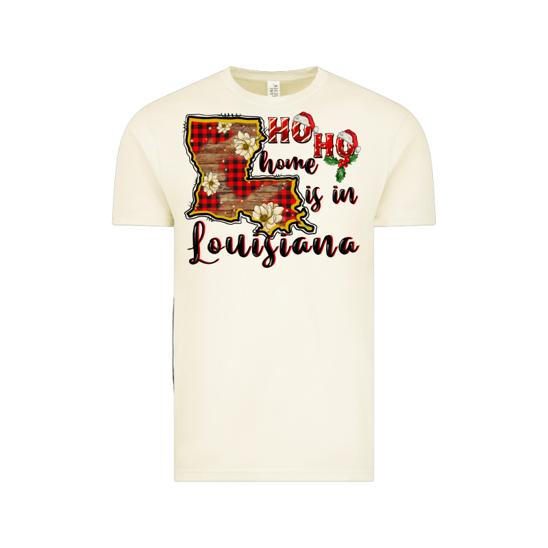Ho Ho Home Is In Louisiana Vintage Tee by FaDigitalArtStudio | Teevron