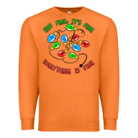 Carrot i'm fine it's fine everything is fine Premium Sweatshirt - MaliasSmallBusiness