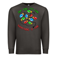Smoke i'm fine it's fine everything is fine Premium Sweatshirt - MaliasSmallBusiness