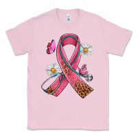 Bubblegum Pink Cancer Ribbon Stethoscope Daisy Butterfly Classic Tee - Artiststas