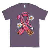 Lavender Cancer Ribbon Stethoscope Daisy Butterfly Classic Tee - Artiststas