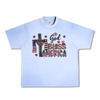 Grape Ice god bless america Urban Heavy Tee - CowhideDigitalArt