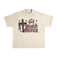 Sandshell god bless america Urban Heavy Tee - CowhideDigitalArt