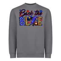 Storm Back the blue with lightning bolt Heavyweight Sweatshirt - Neo Western