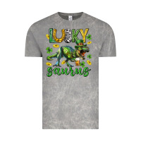 Cloud Rock Lucky saurus st.patricks day Vintage Tee - Neo Western