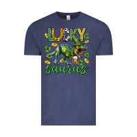 Vintage Denim Lucky saurus st.patricks day Vintage Tee - Neo Western