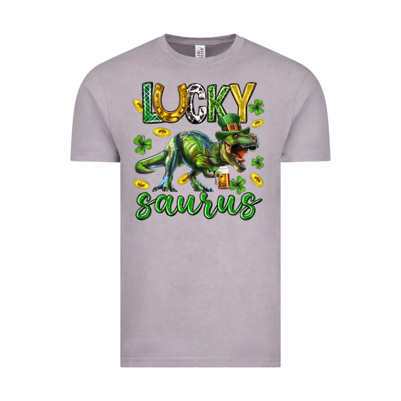 Lucky Saurus St.patricks Day Vintage Tee by Neo Western | Teevron