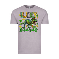 Vintage Zinc Lucky saurus st.patricks day Vintage Tee - Neo Western