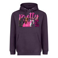 Plum pretty dope afro woman Heavyweight Hoodie - NancyCooperArtShop