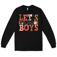 Black let's do this boys baseball Long Sleeve Tee - Jasminsmagicworld