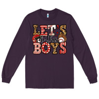 Plum let's do this boys baseball Long Sleeve Tee - Jasminsmagicworld