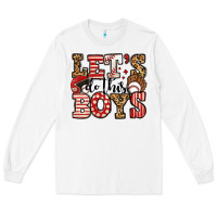 White let's do this boys baseball Long Sleeve Tee - Jasminsmagicworld