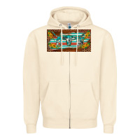 Sandshell western howdy cowgirl leopard serape   license plate template Zipper Hoodie - BarkalooDesign
