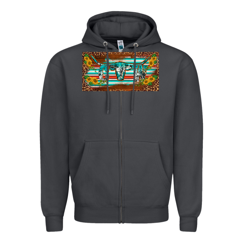Western Howdy Cowgirl Leopard Serape   License Plate Template Zipper Hoodie by BarkalooDesign | Teevron