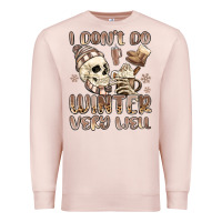 Pale Pink i don't do winter very well Premium Sweatshirt - MaliasSmallBusiness