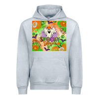 Heather Grey Spooky Season Urban Hoodie - texasbilliewilder