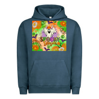 Pigment Midnight Navy Spooky Season Urban Hoodie - texasbilliewilder